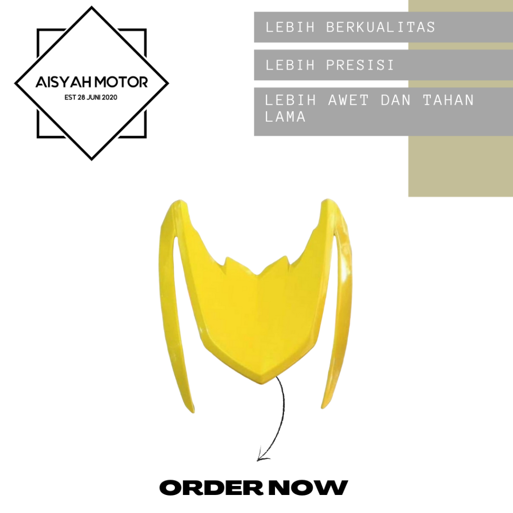 Cover Dasi Tameng Yamaha Mio M3 Warna Kuning
