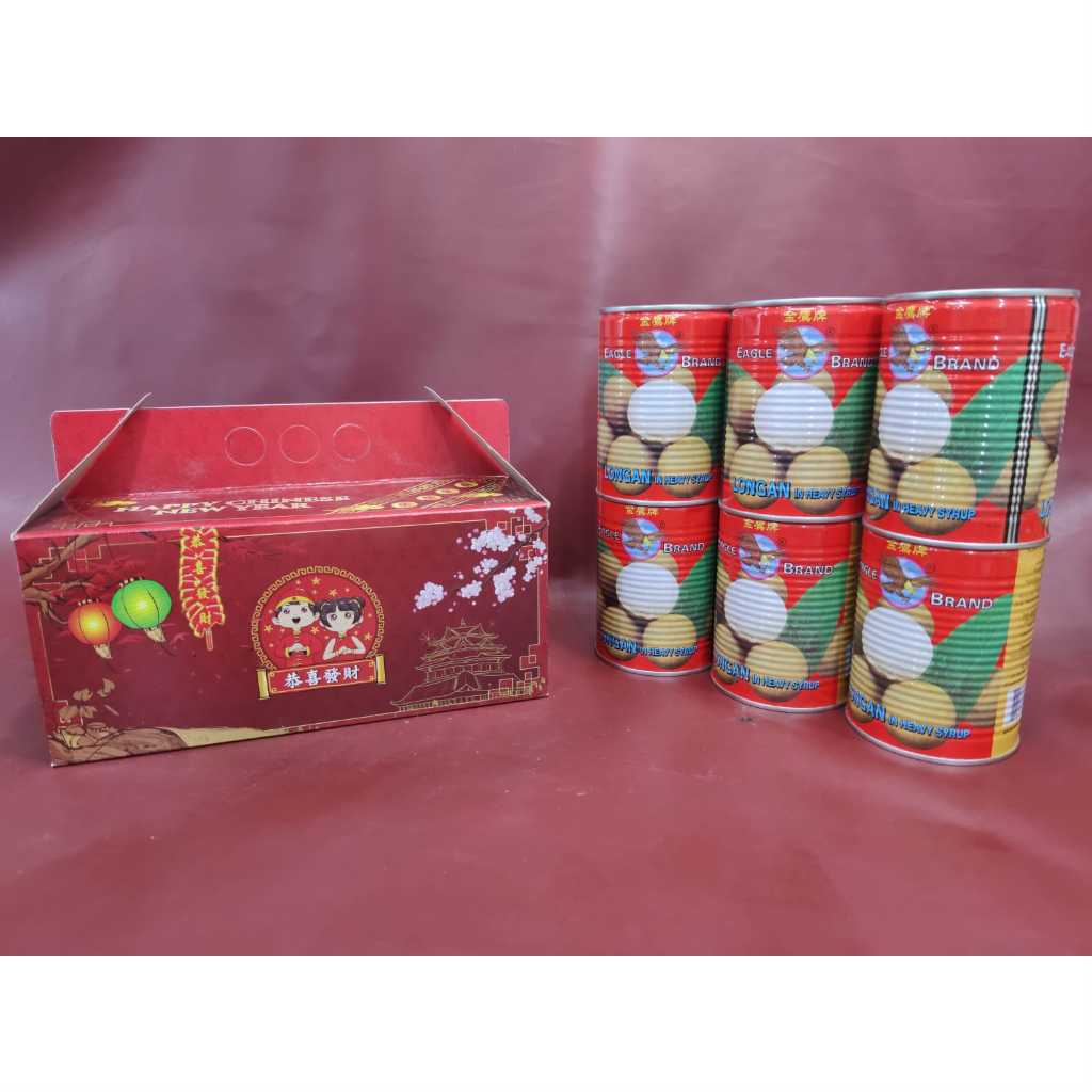 Longan Eagle Buah Longan Dalam Kaleng Paket Imlek - Hampers Imlek Hadiah Imlek