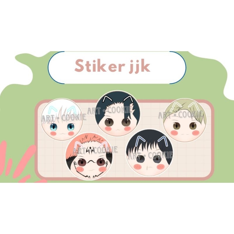 

stiker jujutsu kaisen