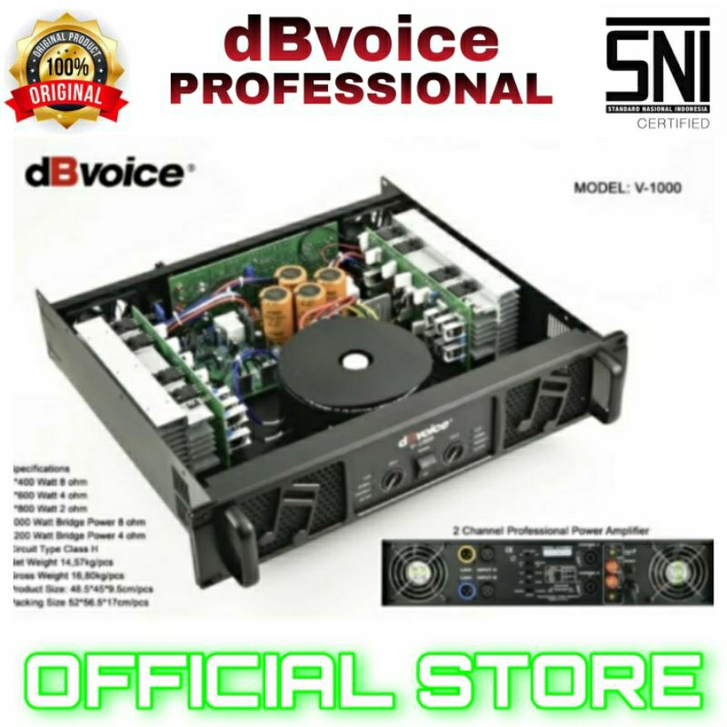 power amplifier 2 channel db voice v 1000 power amplifier class h 2 channel