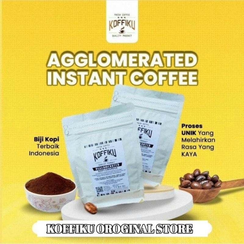 

KOFFIKU Agglomerated Instant Coffee / KopiAgglomerated / Kopi Granule Instan