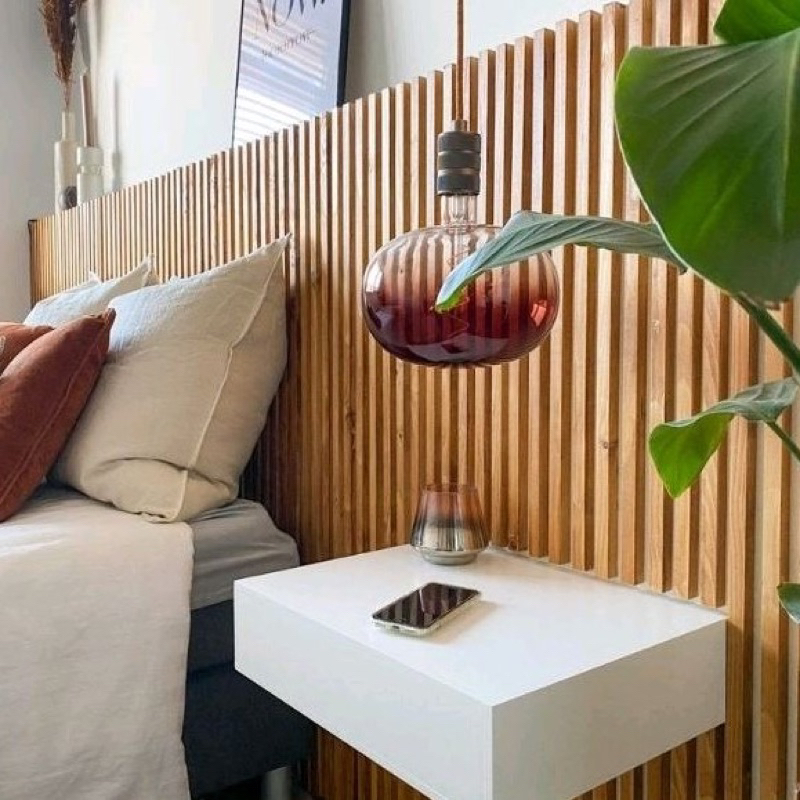 Slat Wall Panel wall batten Kayu Jati belanda uk 2x2x50-80