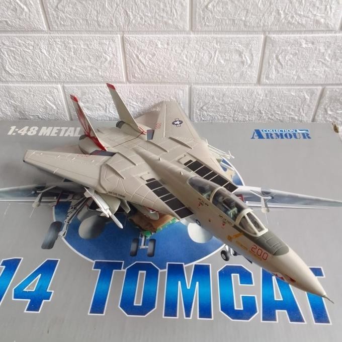 New Diecast Pesawat F 14 Tomcat by Armour