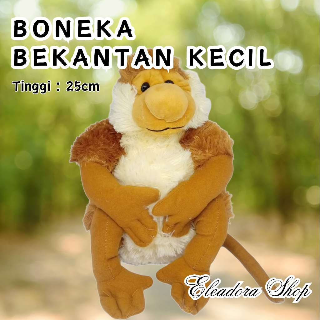 Boneka Bekantan Ukuran Kecil - Kerajinan Boneka Khas Kalimantan Selatan