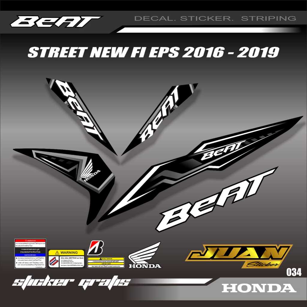 Striping Beat Street 2019 Variasi/Striping Beat Fi 2017 Variasi/Striping Beat Esp 110/Premium #04