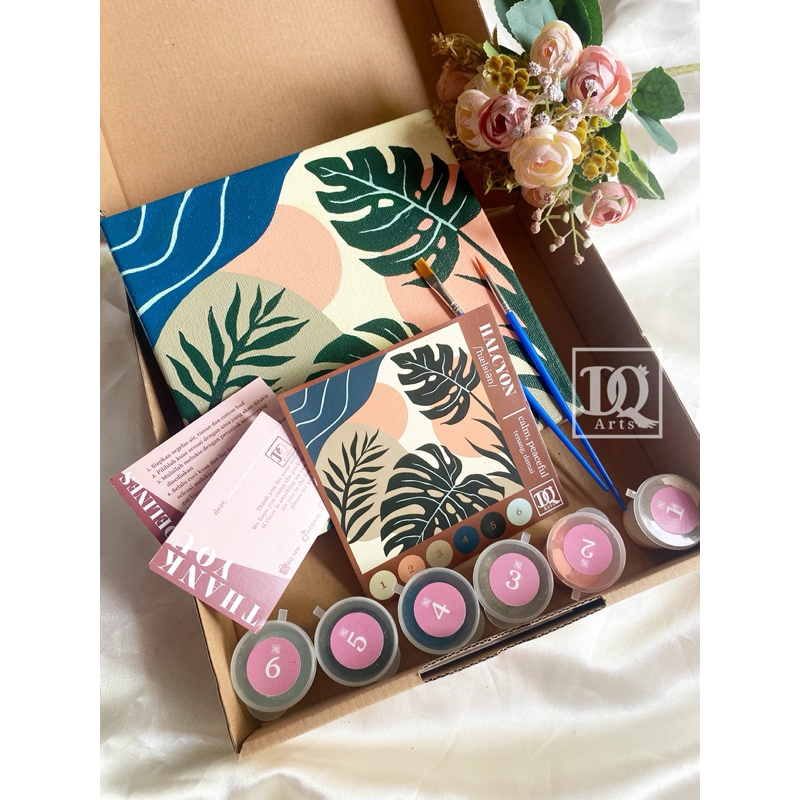 

(HALCYON) Paint by Number Kit by DQ Arts (6 Colors)