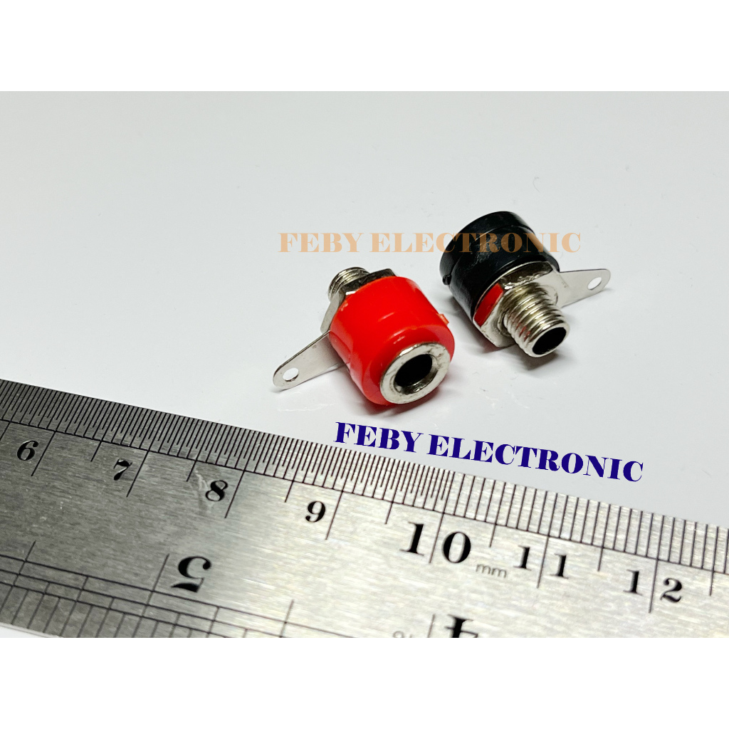 Konektor Soket Banana Socket Amplifier Speaker Plug Jack Body sepasang