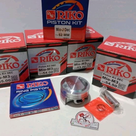 PISTON KIT SEHER SET BORE UP 52/53/53,5/54/54,5/55 MM PEN 13 YAMAHA MIO J MIO GT MIO M3/125 MIO Z FI