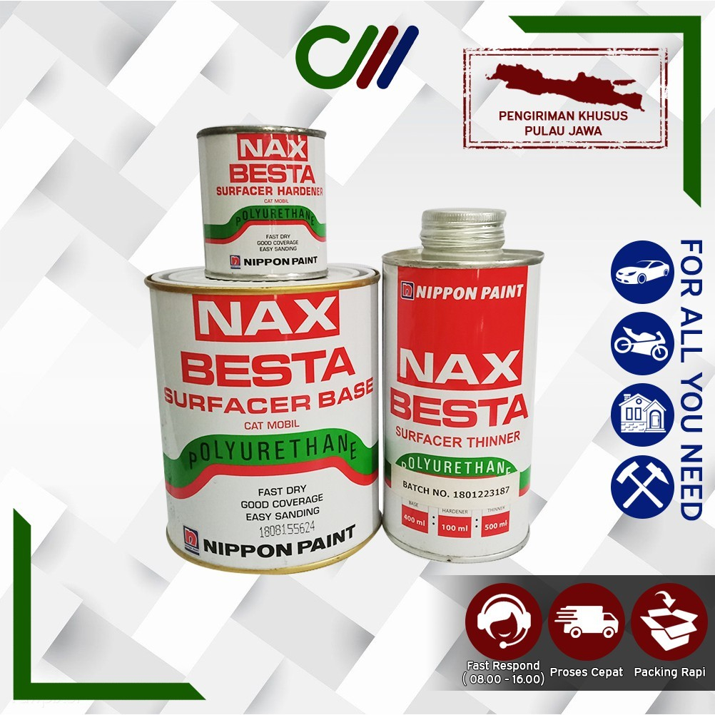 Epoxy Surfacer / Nax Besta Surfacer Base Polyurethane 1L