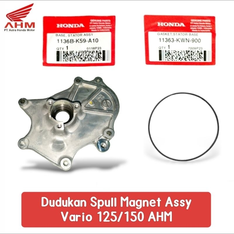 HGP 1136B-K59-A10 Base Stator Assy Dudukan Spull Magnet Vario 125,150 PCX 150
