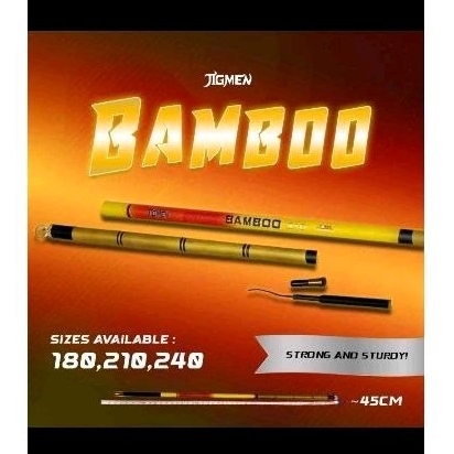 Tegek Micro Fishing Jigmen Yellow BAMBOO 180/210/240