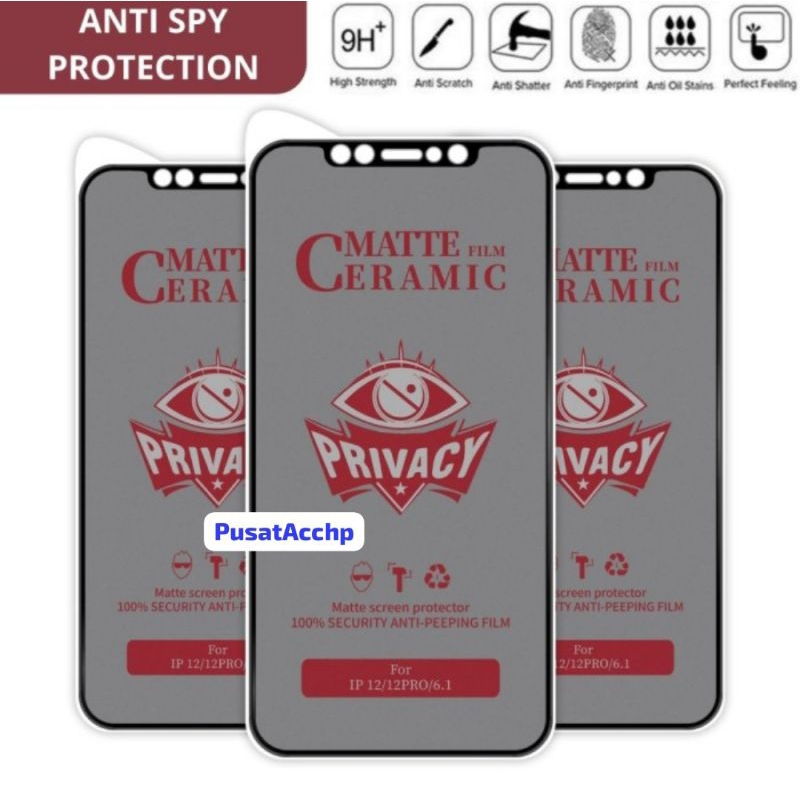 {PAH} [NOKIA] Anti Gores Anti SPY CERAMIC Privacy C12/C12 Plus/C12 Pro/C22/C31/C32/C110/C210/C300/G2