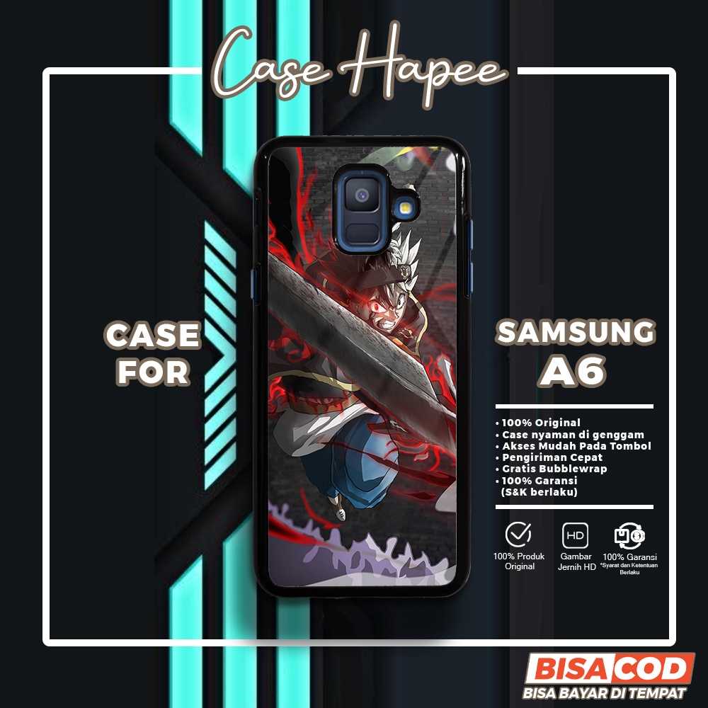 Case Samsung A6 Casing Samsung A6 [ASTA] Casehapee Case Glossy Case Aesthetic Custom Case Premium So