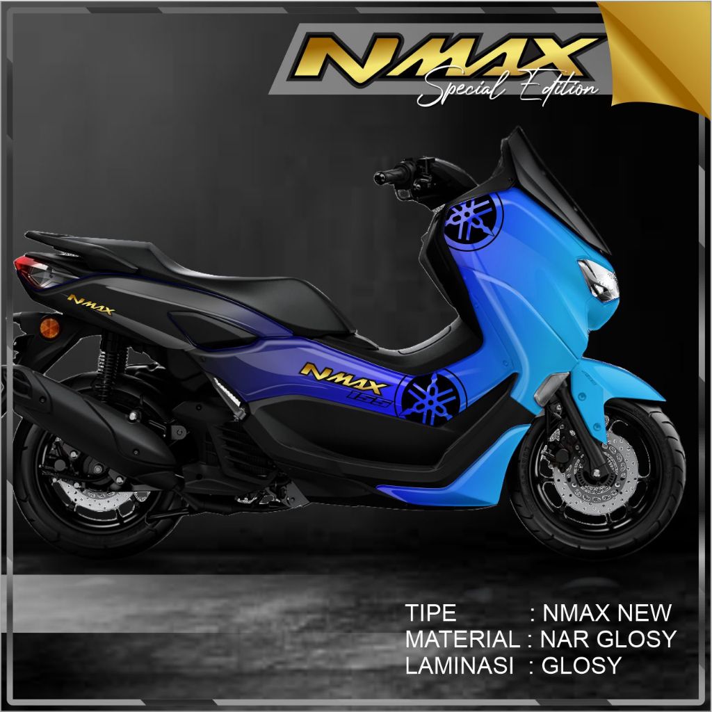 DECALS STIKER NMAX NEW WARNA GRADISI SIMPLE DAN KEREN  STIKER NMAX NEW KEREN BERKUALITAS