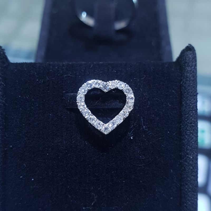 Liontin emas berlian asli natural diamond