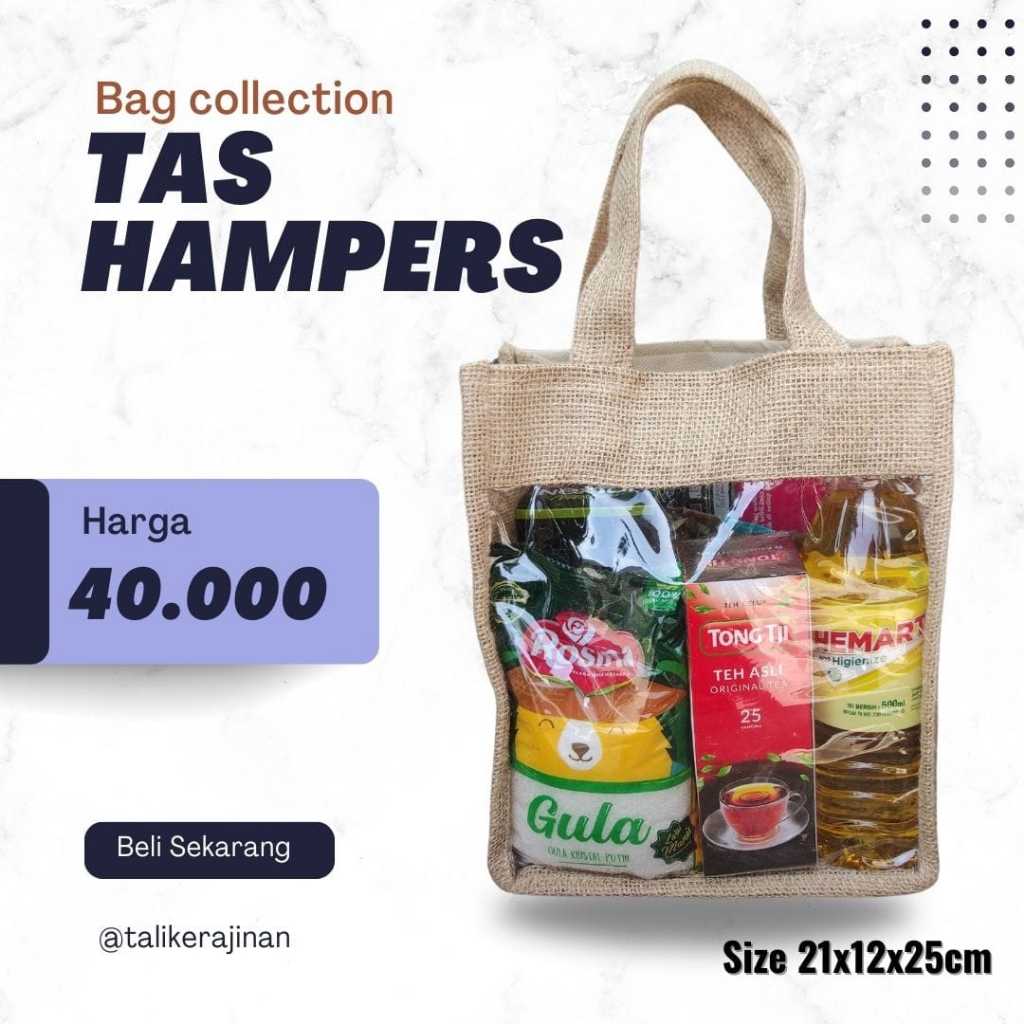 

[BEST PRODUCT] TAS HAMPERS TINGGI TAS PARCEL TRANSPARAN TAS GONI GOODIE BAG
