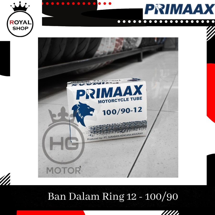 Ban Dalam Primaax motor Honda Scoopy ukuran 100/90-12