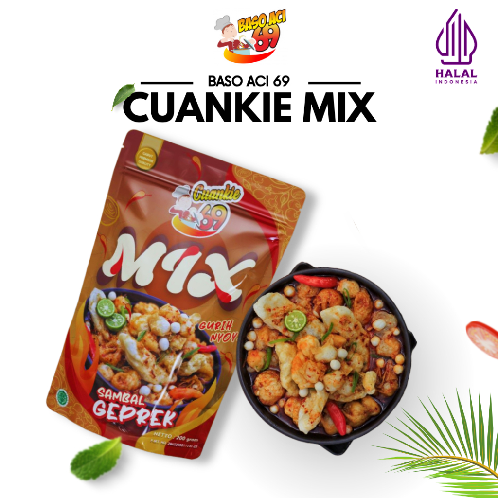 

Baso Aci 69 Cuanki Mix Kuah Pedas Sambal Geprek Gurih Nyoy