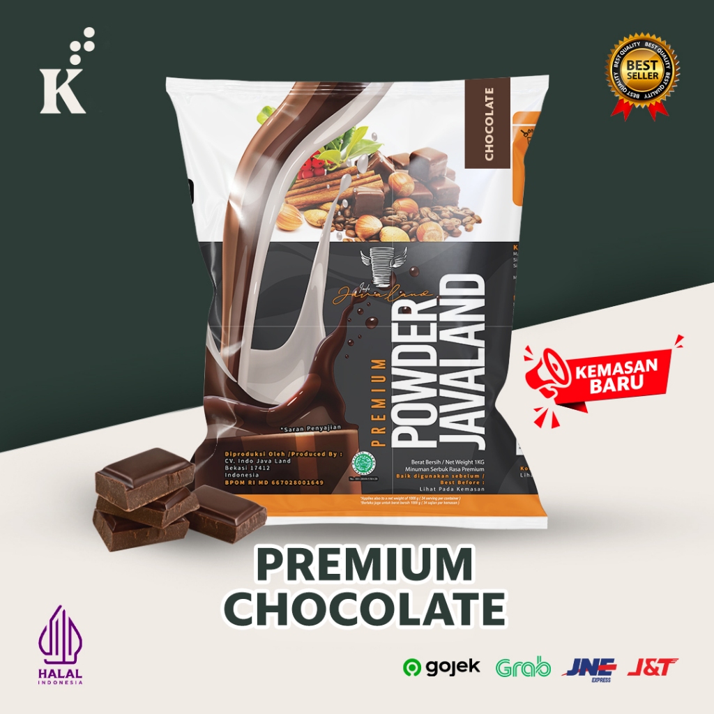 

Bubuk Minuman Bubble Drink Premium Chocolate/Coklat Javaland 1 kg