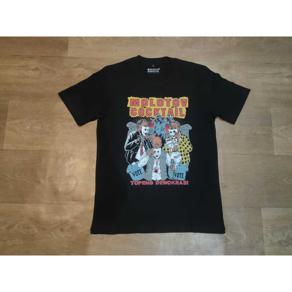 Baju Molotov Cocktail Merchandise - Topeng Demokrasi