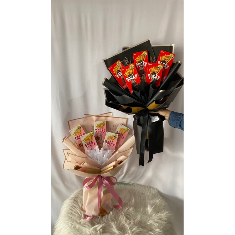 

bouquet pocky- Pink stoberi