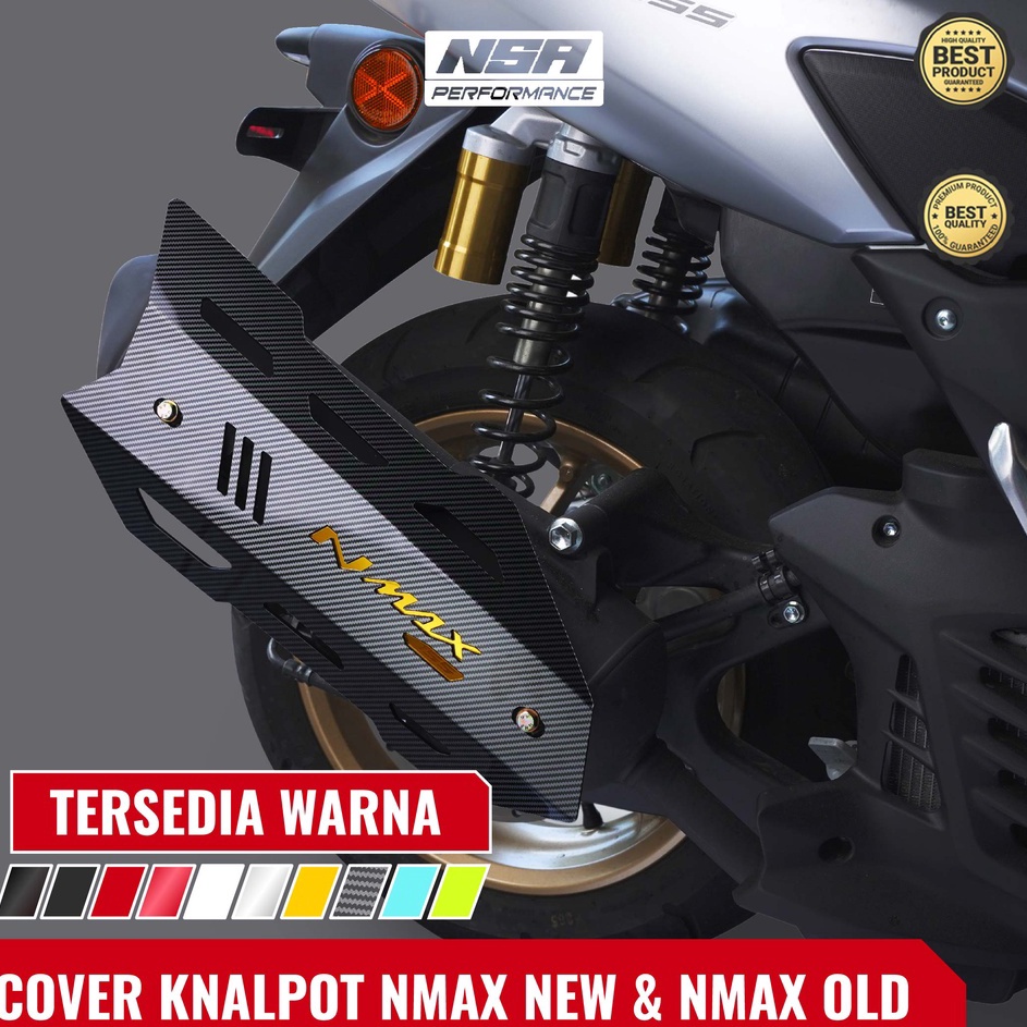 Jjw COVER KNALPOT NMAX OLD DAN NMAX NEW VARIASI NMAX 215223 COVER KNALPOT NMAX NEW NMAX OLD AKSESORI