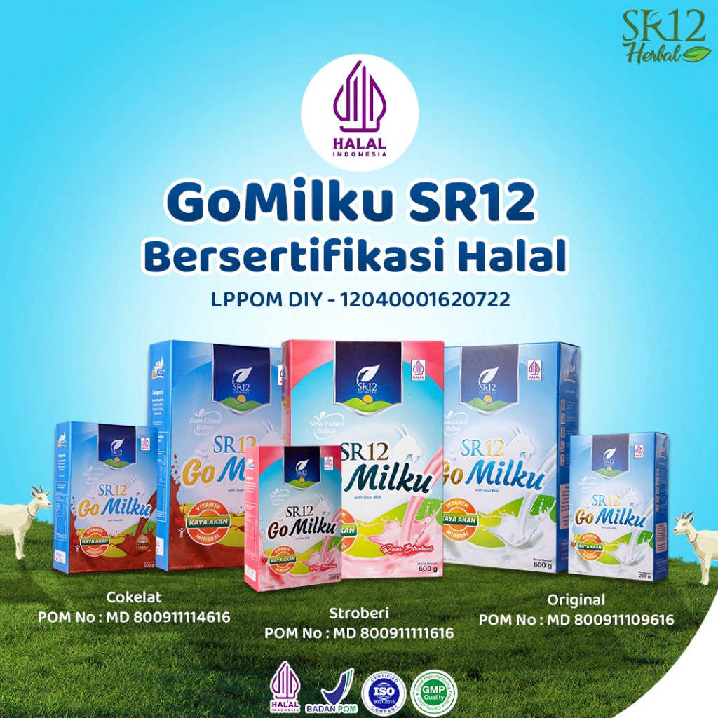 

GoMilku SR12 Susu Kambing Etawa Penurun Kolestrol, hpai, Asma, Diabetes, Herbal Murni, Penggemuk Penambah Berat Badan Bubuk Original 100%