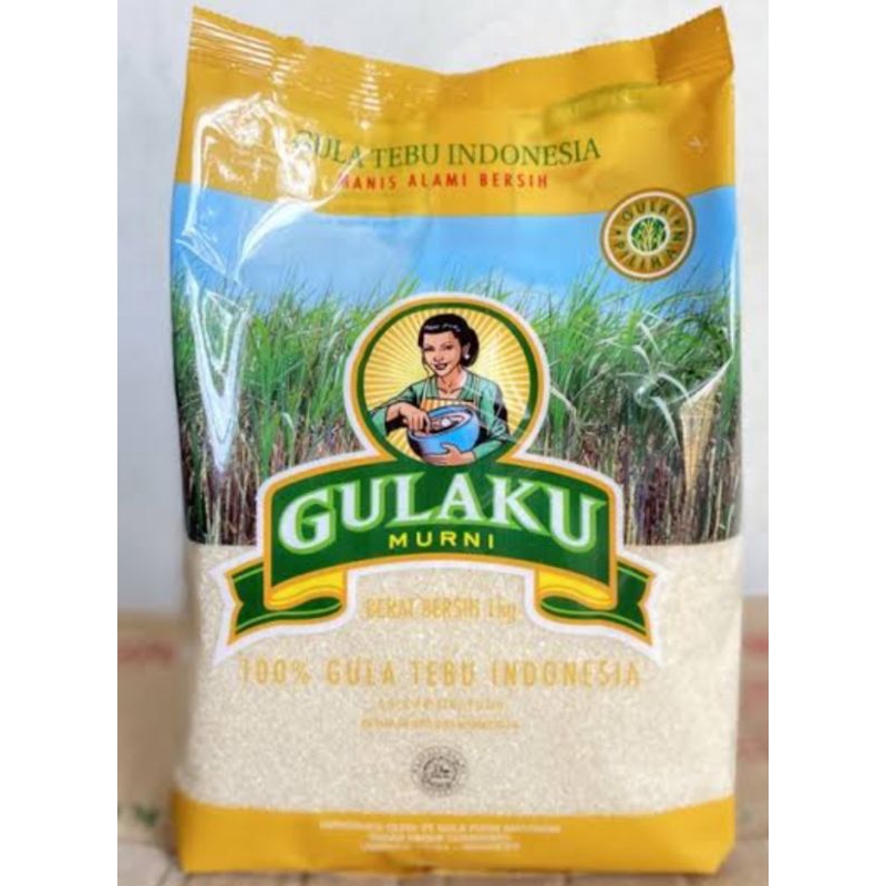 

Gula pasir Premium Gulaku kemasan kuning, free ongkir, free buble wrap + kardus