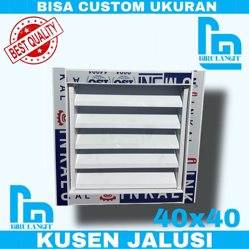 KUSEN ALUMUNIUM JALUSI 30x40 (bisa custom ukuran)
