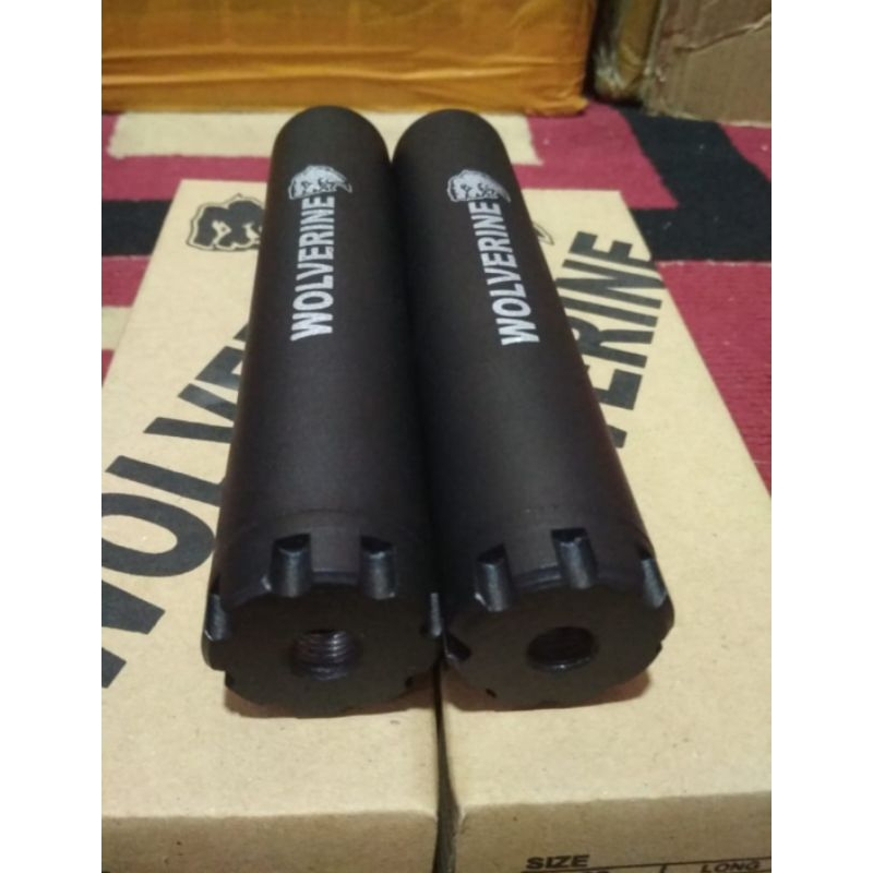 peredam senyap Wolverine od 38 panjang 20 cm