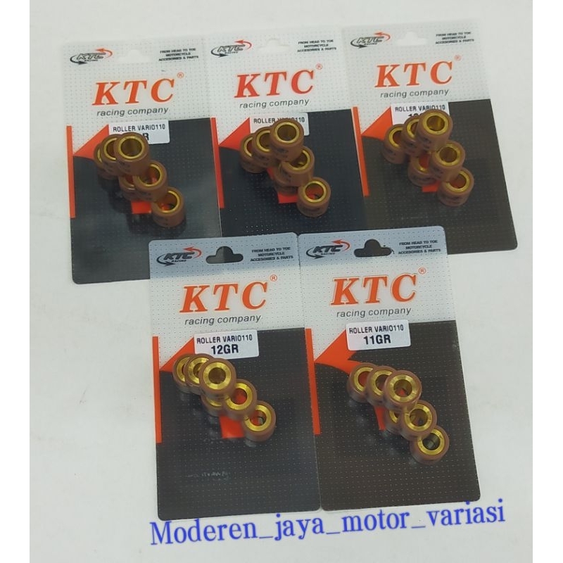 ROLLER KTC RACING ORIGINAL BEAT FI BEAT ESP BEAT STREET BEAT POP VARIO 110 SCOOPY FI RING 14 SCOOPY 