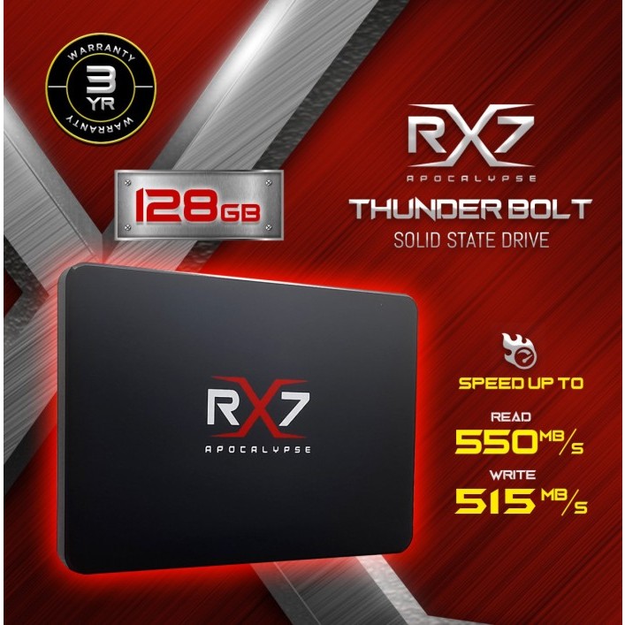 SSD RX7 128GB GARANSI RESMI 3THN