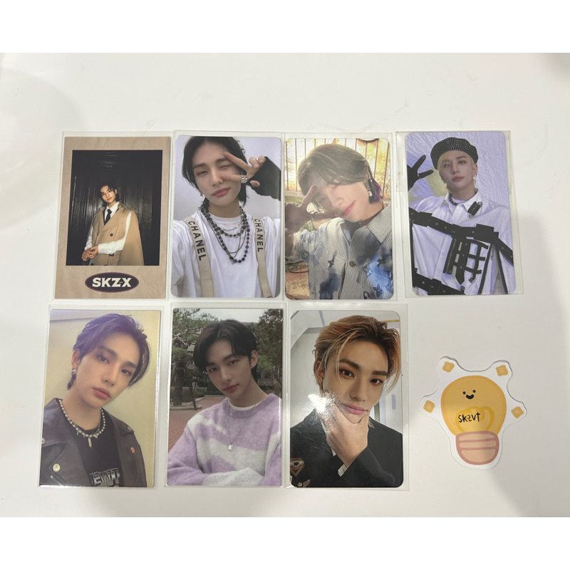 Stray Kids Hyunjin Photocard Official [maxident noeasy sg22 golive dc chanel denim noeasy pilot chri