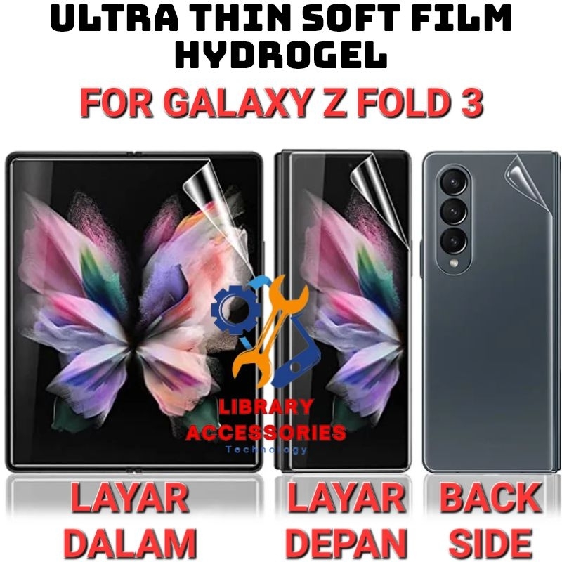 Anti Gores Z Fold 3 Screen Protector Samsung Galaxy Fold3 5G Hydrogel