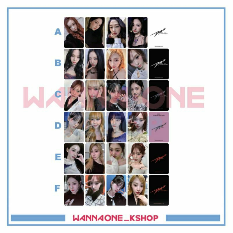 photocard Aespa POB DRAMA album