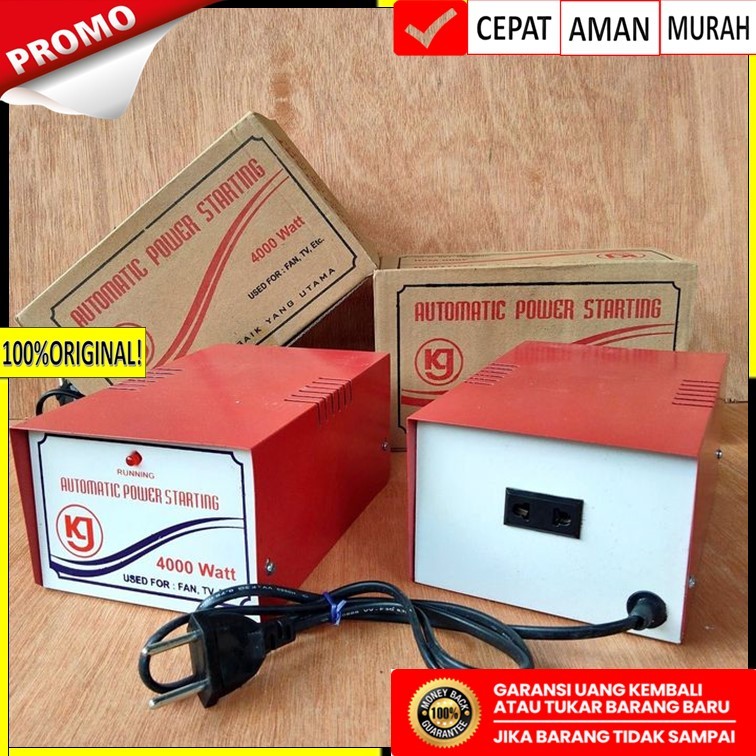 Penghemat listrik  Stabilizer anti jeglek penahan listrik 4000 watt inverator auto start