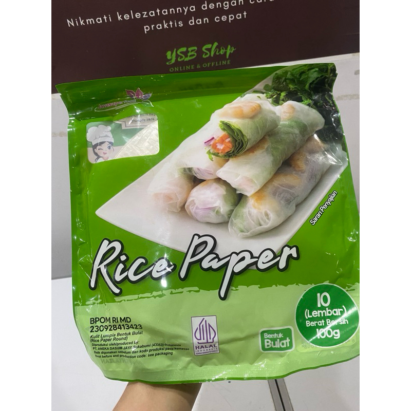 

Rice Paper isi 10 lembar