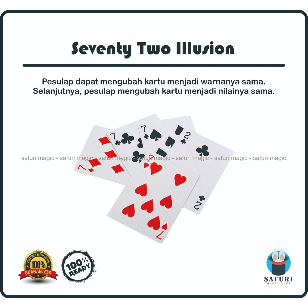 Alat Sulap Seventy Two Illusion - Trik Sulap Kartu - Card Magic