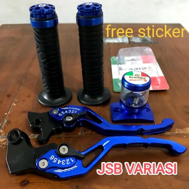 Handle Rem + Handgrip + Tutup Tabung Rem RX King Vixion Scorpio R15 XABRE - JSB VARIASI