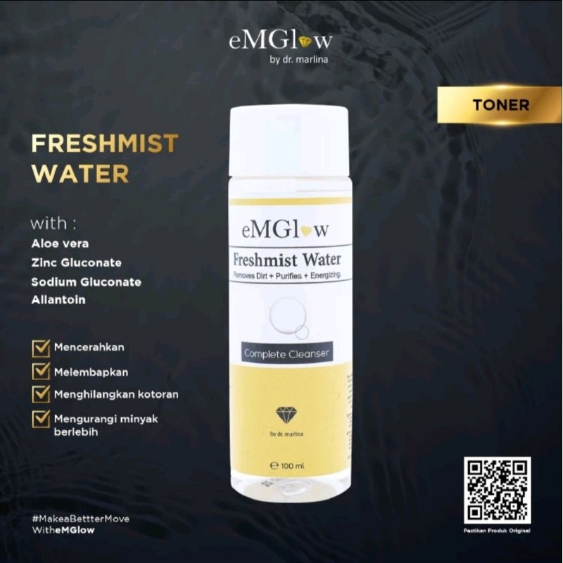 EmGlow Freshmist Water by dr.Marlina