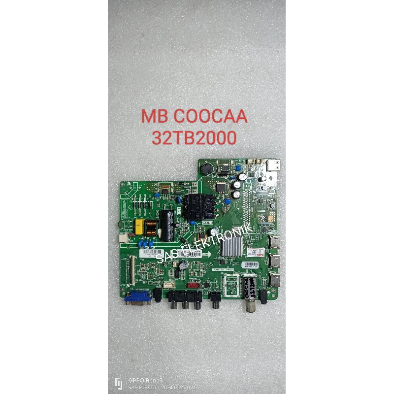 MB MOTHERBOARD MAINBOARD MESIN TV LED COOCAA 32 INCH 32TB2000 DIGITAL