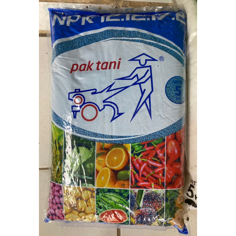 Pupuk Pak Tani NPK 12 12 17 5kg Original kemasan pabrik