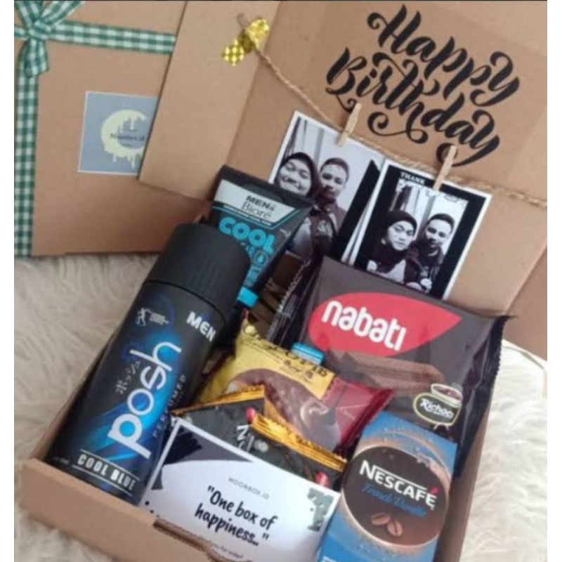 

box hampres/kado ultah/box hampres cowo