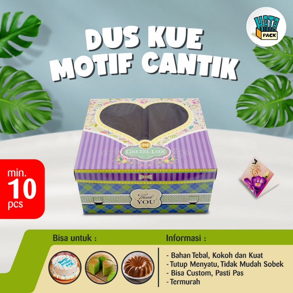Dus Kue Tart / Dus Kue / Gretel Lux Ukuran 30 x 30 x 12 cm / Dus Box Hansel / Dus Kue Surabaya