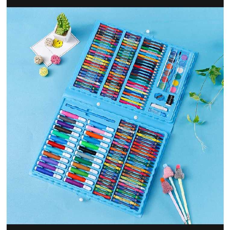

Bright Crown Crayon Set isi 150 pcs Pensil Warna Crayon set / spidol / crayon / pensil warna