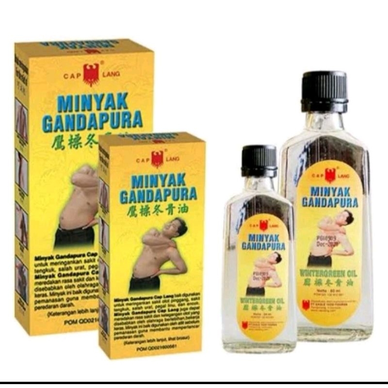 Minyak Gandapura cap Lang