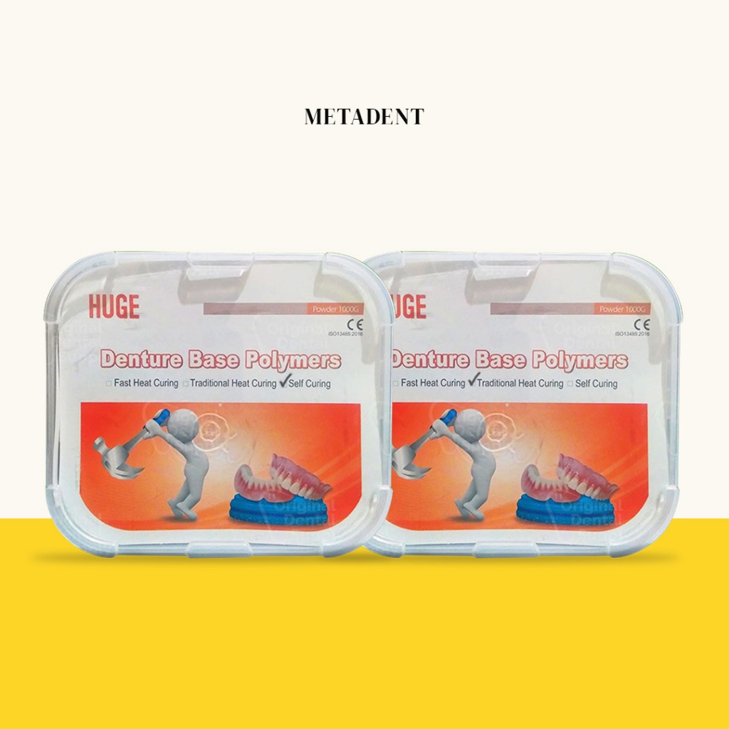 Metadent - Huge Dental Powder Denture Base Polymers 1Kg