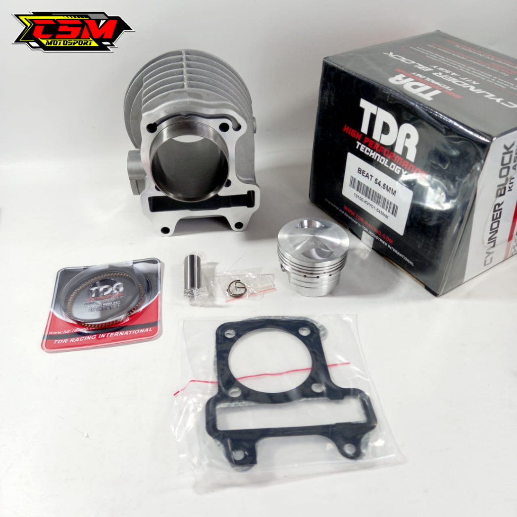 BORING ASSY TDR CERAMIC BEAT KARBU SCOOPY KARBU BLOK SEHER KOMPLIT SPACY KARBU TDR BORE UP 54,5MM CE
