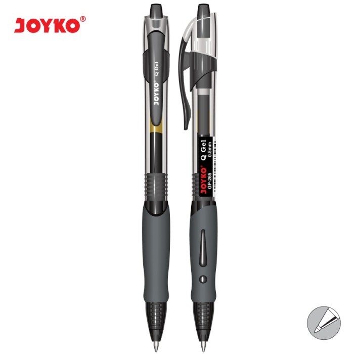 

Pen / Pulpen / Ballpoint Gel GP-265 Hitam 0.5 Joyko