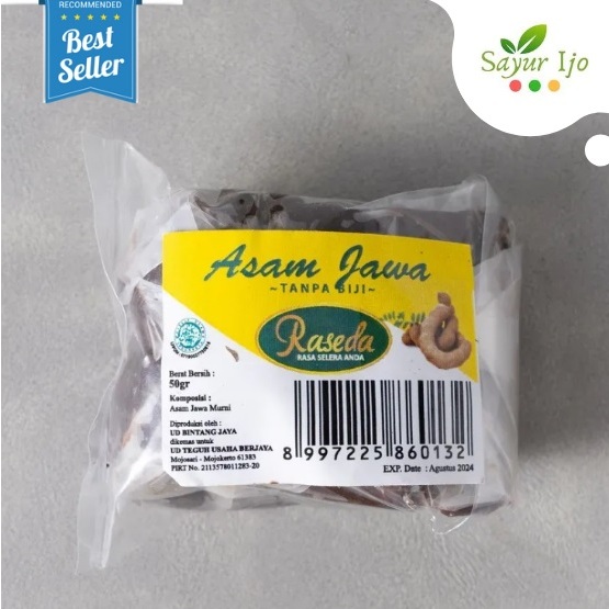 

Raseda Asam Jawa 50 Gram / Pack Fresh Tamarind Bumbu Rempah Asem Segar